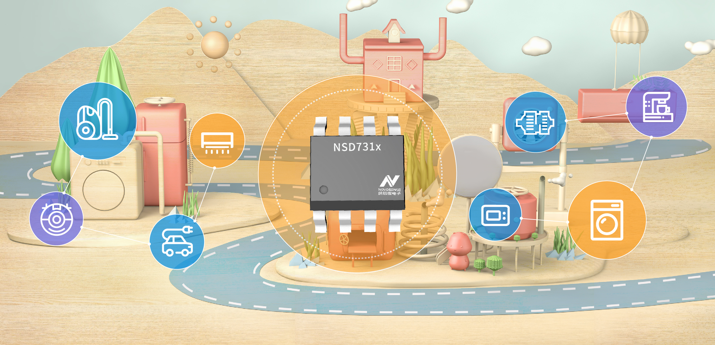 pp电子游戏官方网站直流有刷电机驱动NSD731x系列发布多款新品，任君挑。